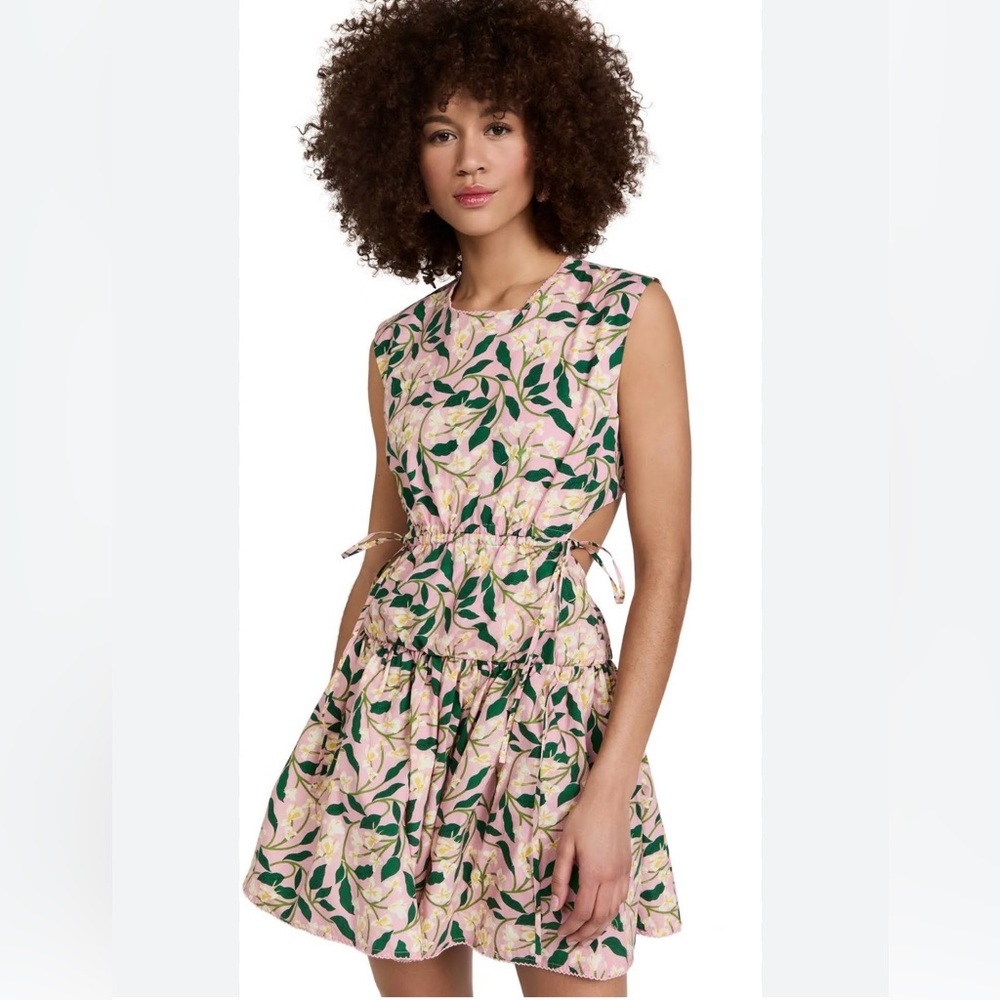 Agua by Agua Bendita Sucre Dos Gardenias Rosa Mini Dress